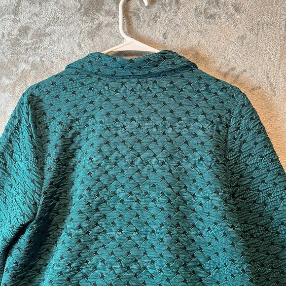 Habitat Women's Basket Weave Jacket Lapis Size Small Textured Size Small - Picture 2 of 6